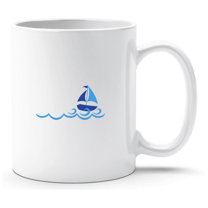 Sailboat On Waves Cup 0 image