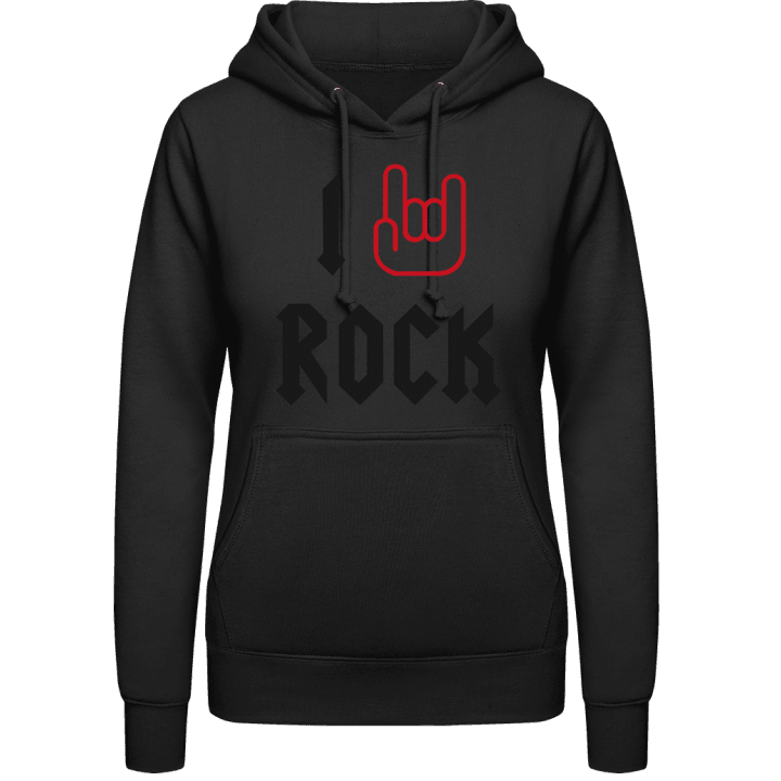 I Love Rock Women Hoodie contain pic