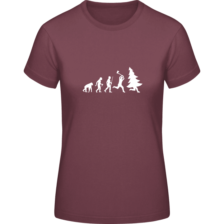 Christmas Tree Hunter Evolution T-skjorte for kvinner 0 image