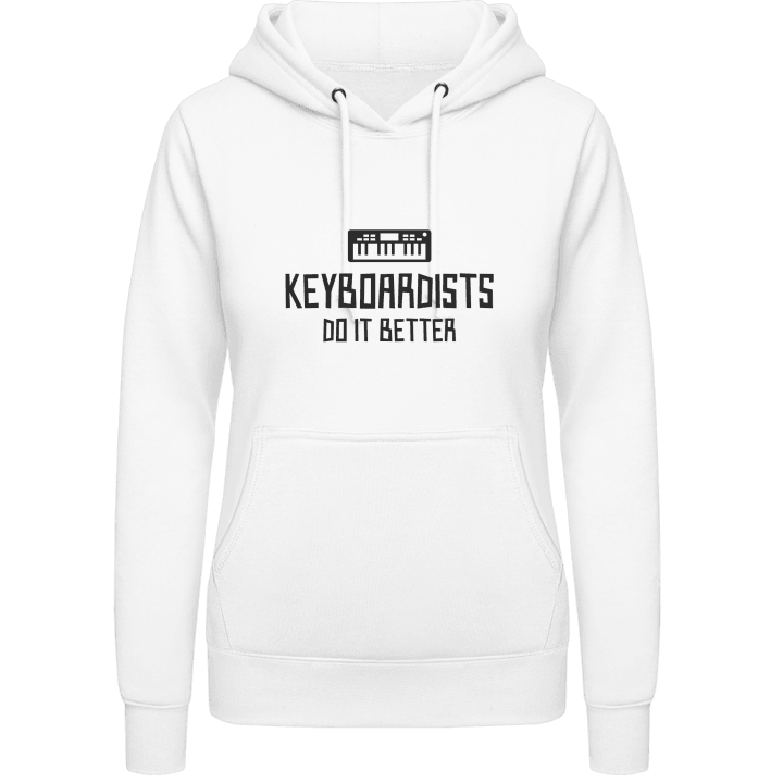 Keyboardists Do It Better Sudadera con capucha para mujer contain pic