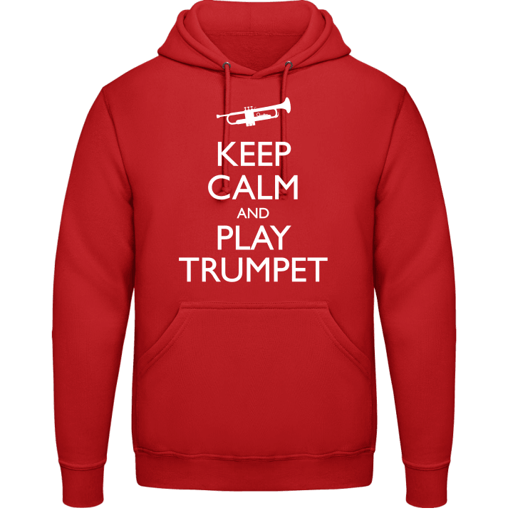 Keep Calm And Play Trumpet Felpa con cappuccio contain pic