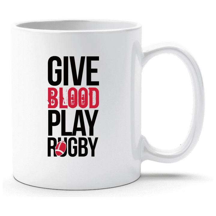 Give Blood Play Rugby Cup contain pic