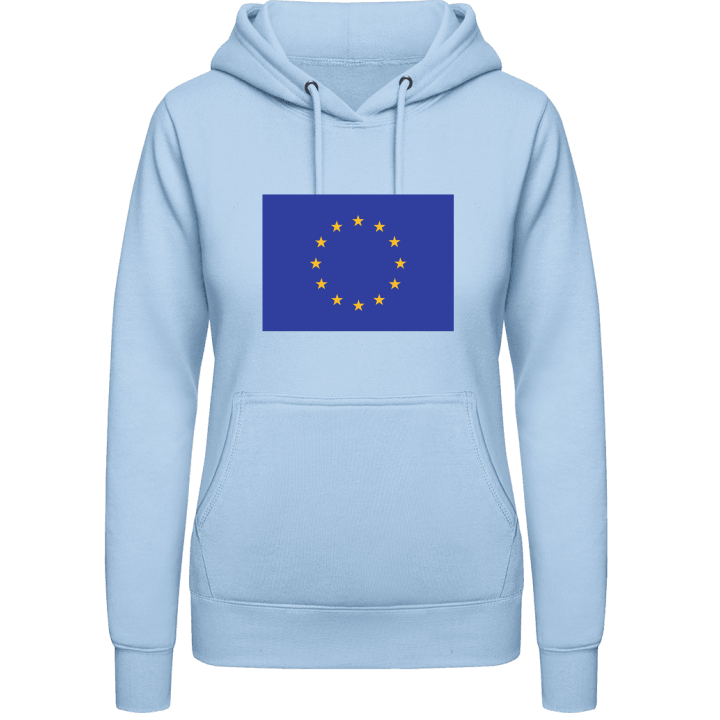 EU European Union Flag Sudadera con capucha para mujer contain pic