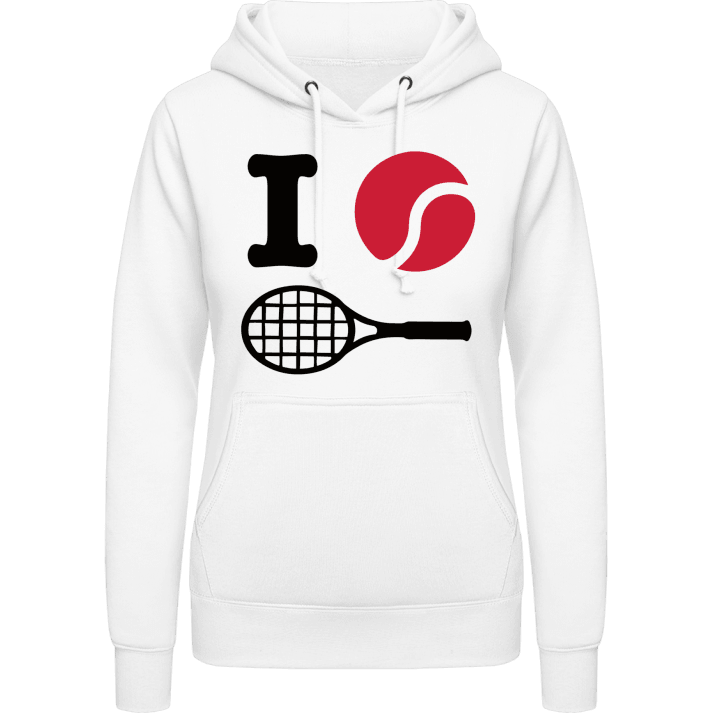 I Heart Tennis Frauen Kapuzenpulli 0 image
