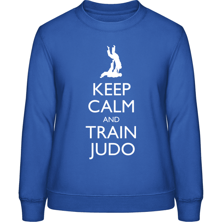 Keep Calm And Train Jodo Frauen Sweatshirt contain pic