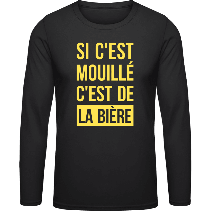 Si C'est Mouillé C'est De La Bière T-shirt à manches longues contain pic