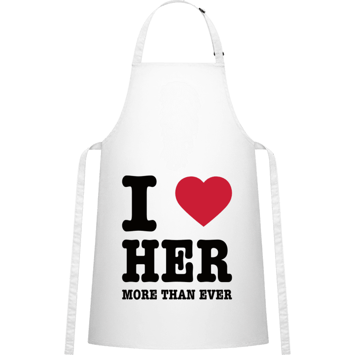 I Love Her More Than Ever Kitchen Apron contain pic