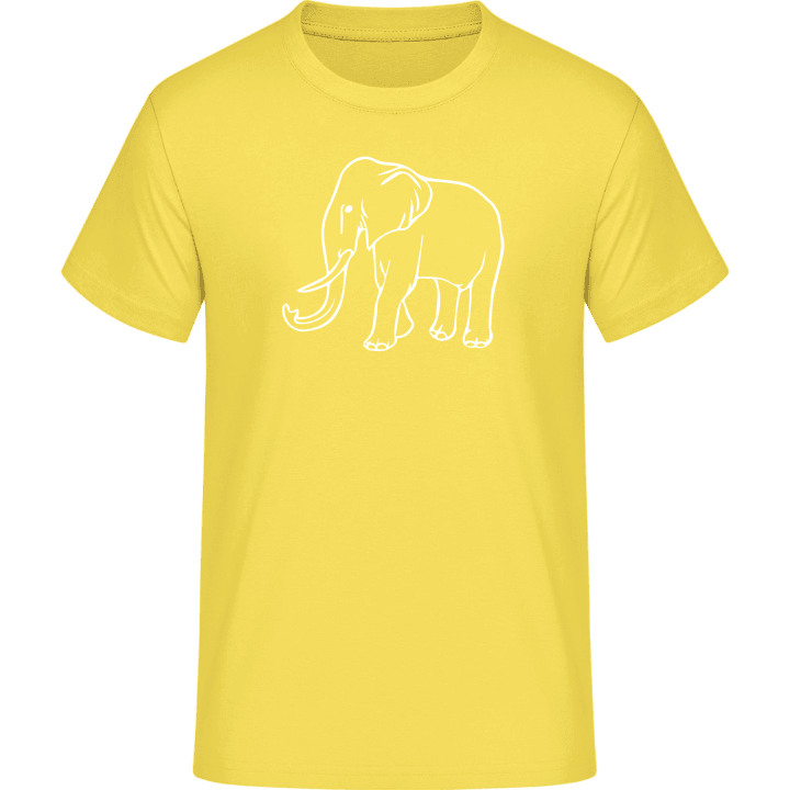 Elephant Outline Silhouette T-Shirt 0 image