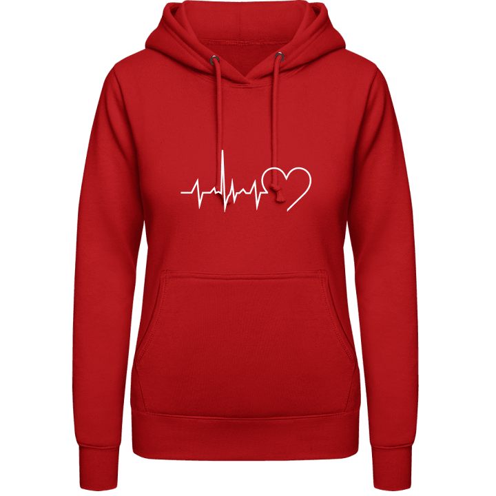 Heartbeat Vrouwen Hoodie contain pic