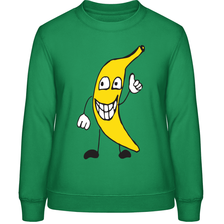 Happy Banana Sweatshirt för kvinnor contain pic