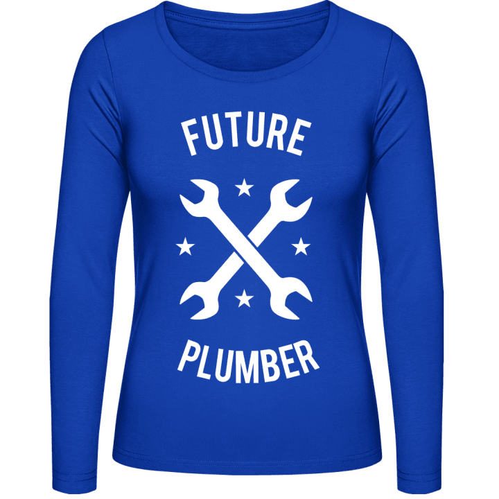 Future Plumber Vrouwen Lange Mouw Shirt contain pic