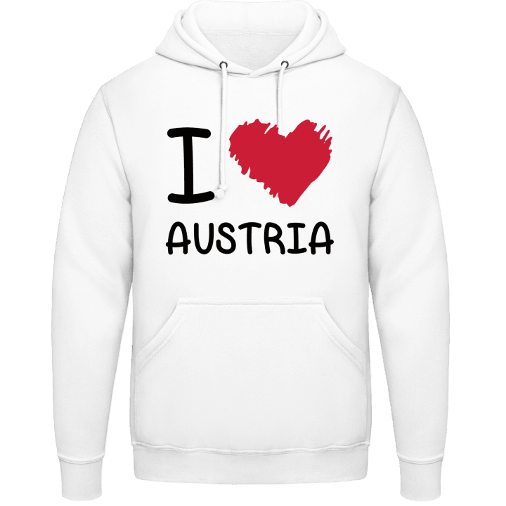 I Love Austria Hoodie contain pic