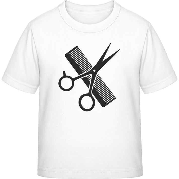 Comb And Scissors Kinderen T-shirt contain pic