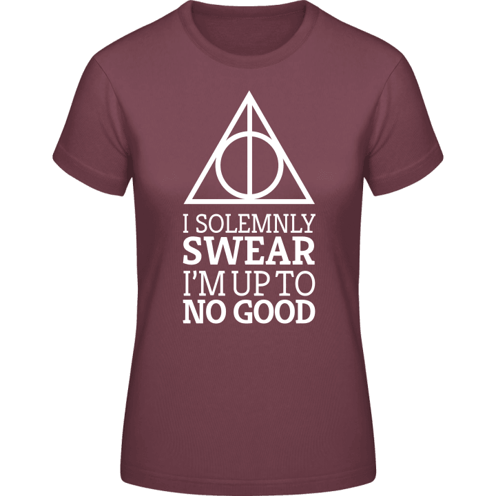I Solemnly Swear I'm Up To No God Women T-Shirt contain pic