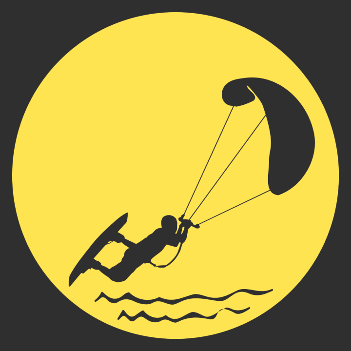 Kitesurfer In Moonlight T-shirt à manches longues pour femmes 0 image