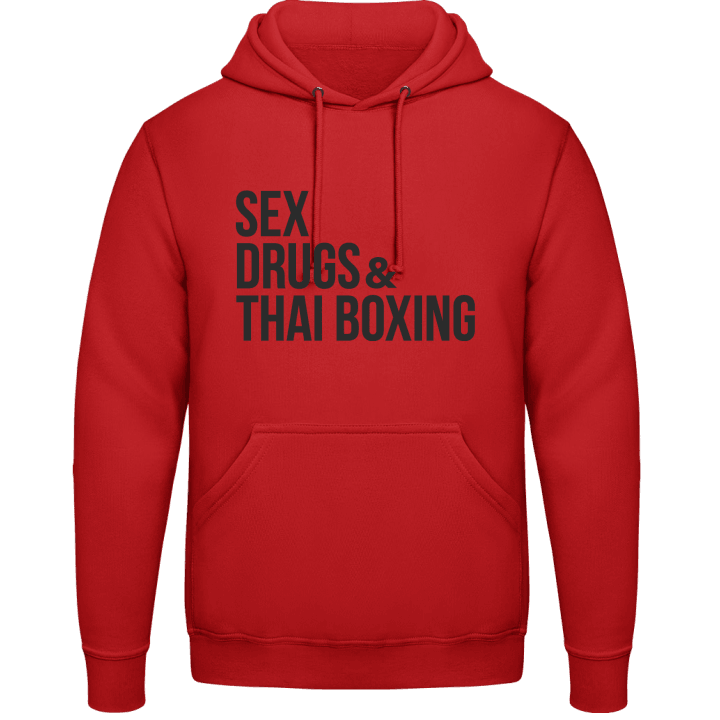 Sex Drugs And Thai Boxing Felpa con cappuccio contain pic