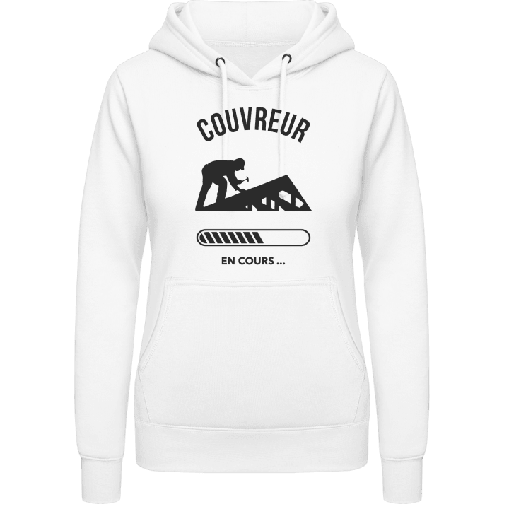 Couvreur en cours Women Hoodie contain pic
