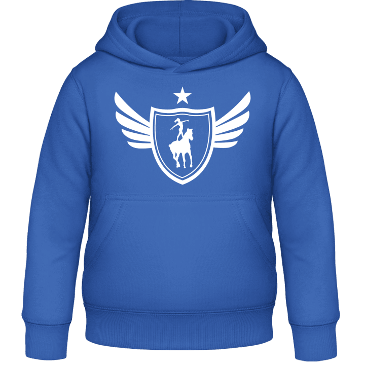 Vaulting Winged Kids Hoodie contain pic