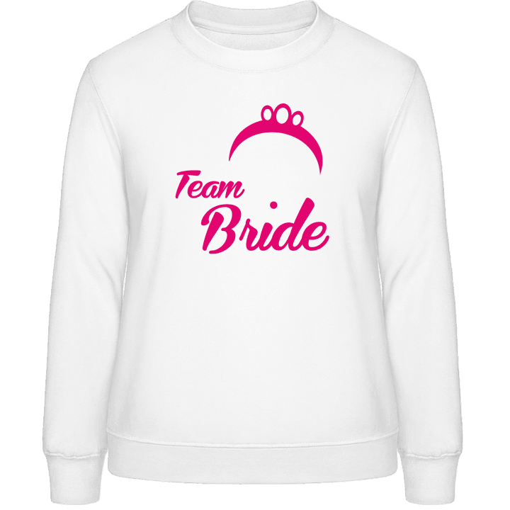 Team Bride Princess Crown Sweatshirt för kvinnor contain pic