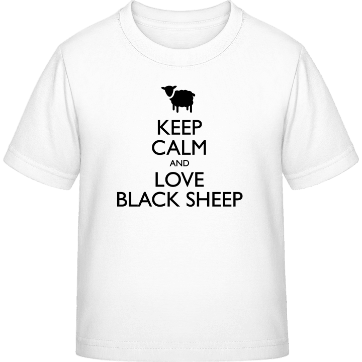 Love The Black Sheep T-skjorte for barn contain pic