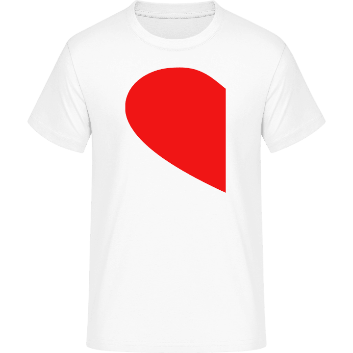 Couple Heart Left T-skjorte 0 image