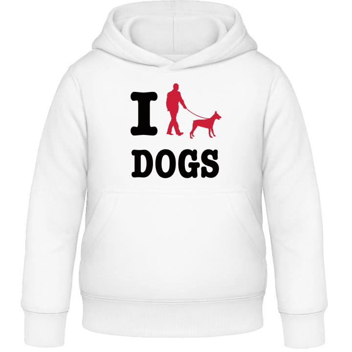 I Love Dogs Felpa con cappuccio per bambini 0 image