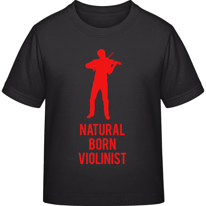 Natural Born Violinist Kinderen T-shirt contain pic