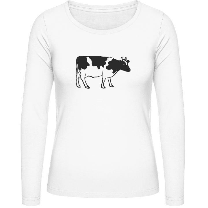 Cow Simple Vrouwen Lange Mouw Shirt 0 image