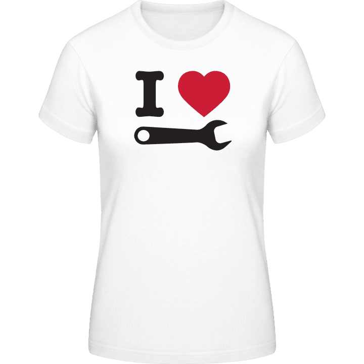 I Love Tools T-skjorte for kvinner contain pic