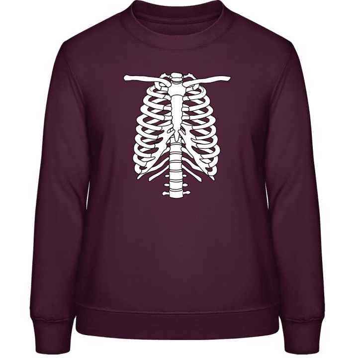 Skeleton Chest Frauen Sweatshirt contain pic