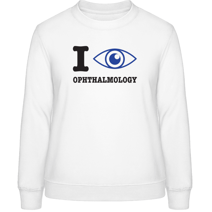 I Love Ophthalmology Sweatshirt för kvinnor contain pic