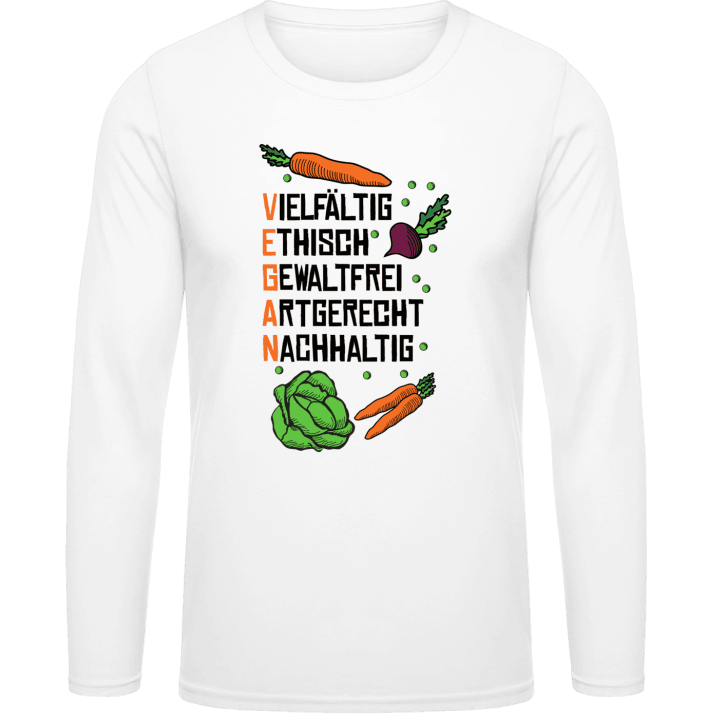 Vegan Definition T-shirt à manches longues contain pic