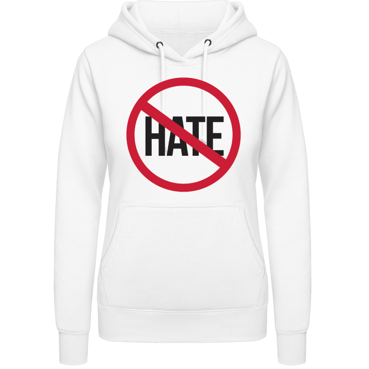 No Hate Vrouwen Hoodie contain pic