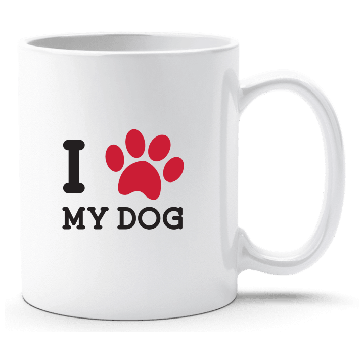 I Heart My Dog Footprint Cup 0 image
