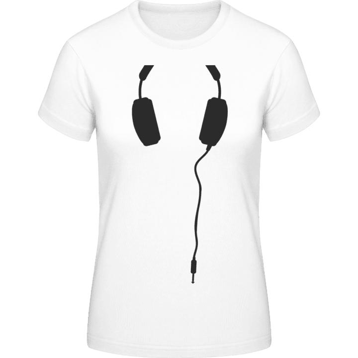 Headphones Effect T-shirt för kvinnor contain pic