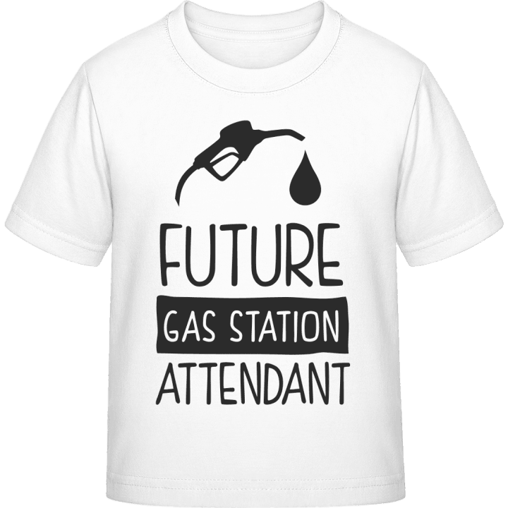 Future Gas Station Attendant Kinder T-Shirt contain pic