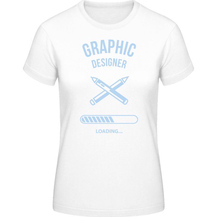 Graphic Designer Loading T-shirt til kvinder 0 image