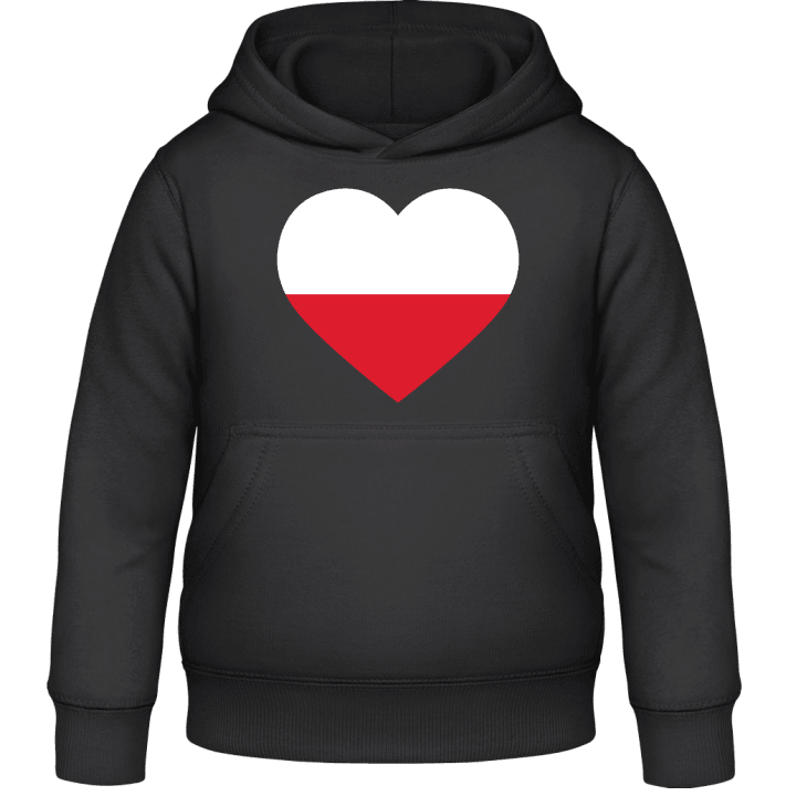 Poland Heart Flag Sweat à capuche pour enfants contain pic