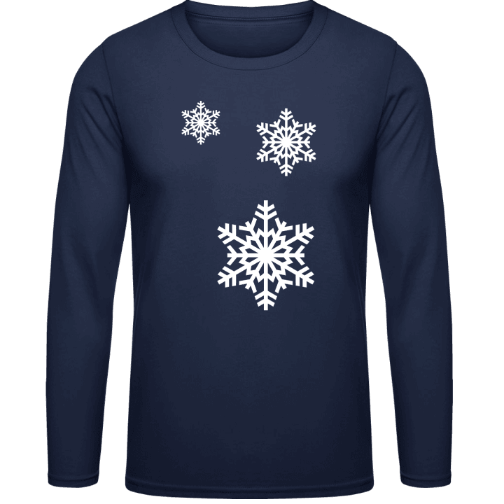 Snowflakes Snow Long Sleeve Shirt 0 image