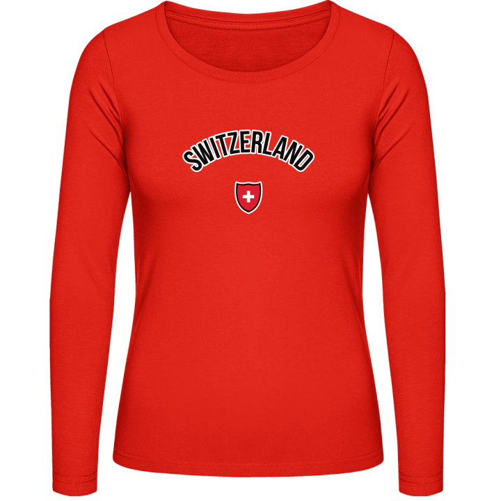 Switzerland Football Fan T-shirt à manches longues pour femmes 0 image