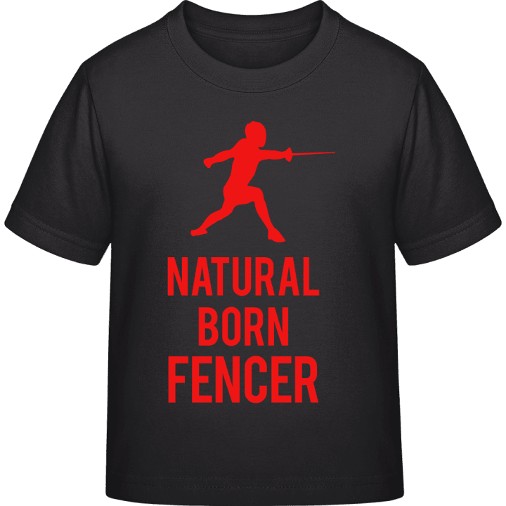 Natural Born Fencer Camiseta infantil contain pic