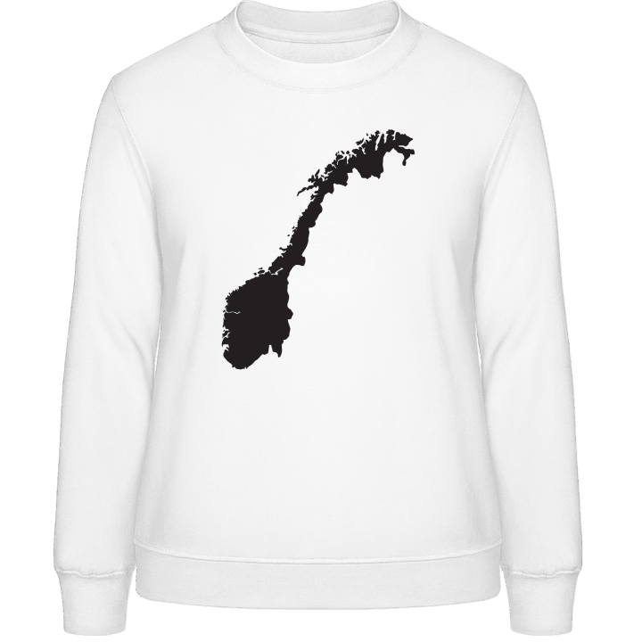 Norwegen Map Sweat-shirt pour femme contain pic