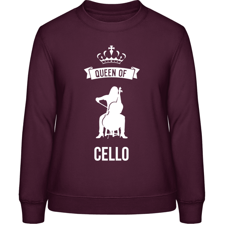Queen Of Cello Sweatshirt för kvinnor contain pic