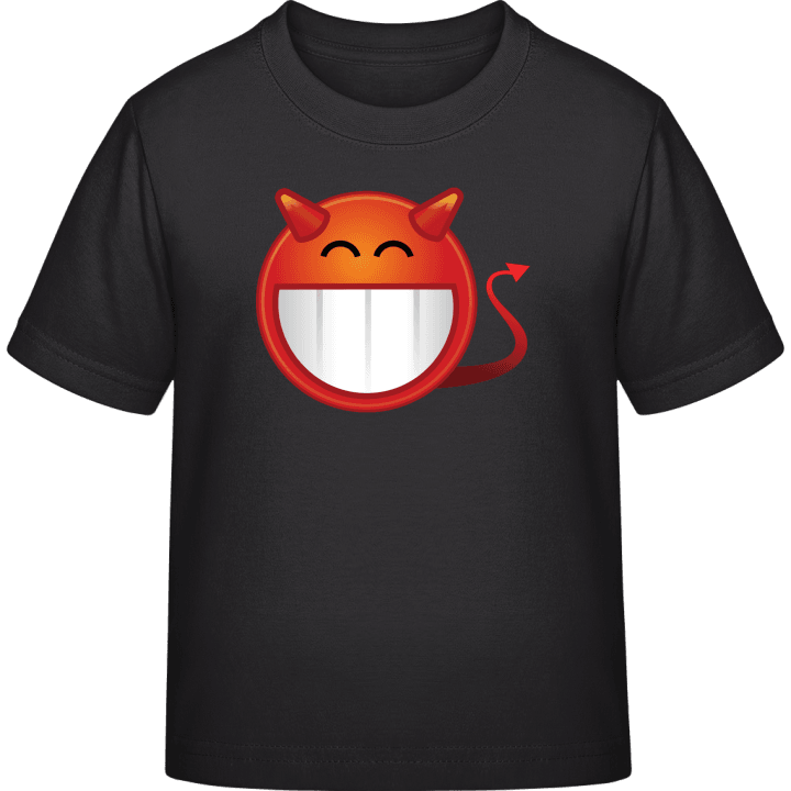 Devil Smiley T-shirt för barn contain pic