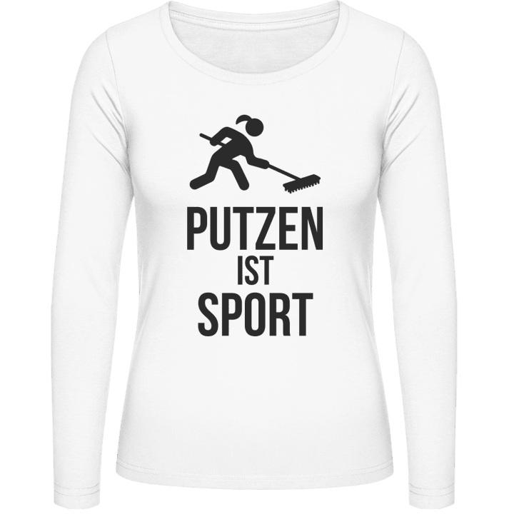 Putzen ist Sport Frauen Langarmshirt 0 image