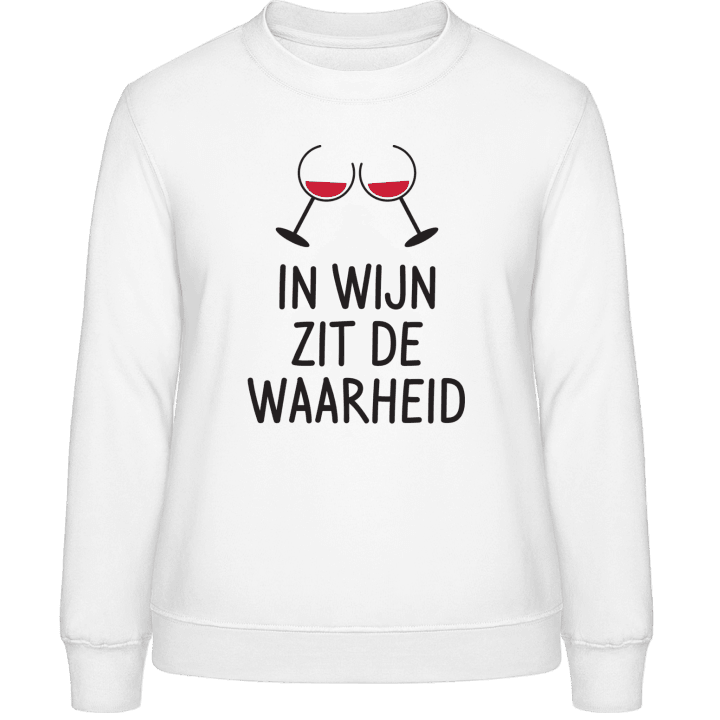 In Wijn Zit De Waarheid Women Sweatshirt contain pic