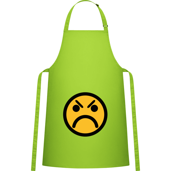 Angry Smiley Emoticon Kitchen Apron contain pic