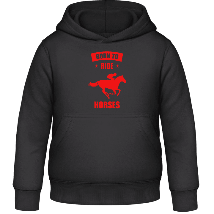Born To Ride Horses Barn Hoodie contain pic