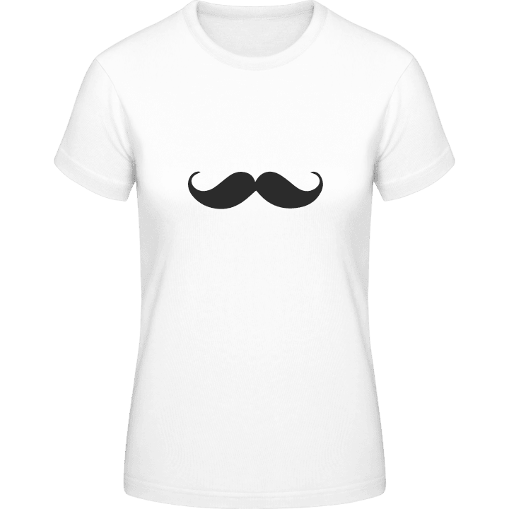 Mustache T-shirt för kvinnor contain pic