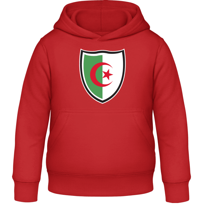Algeria Flag Shield Felpa con cappuccio per bambini contain pic